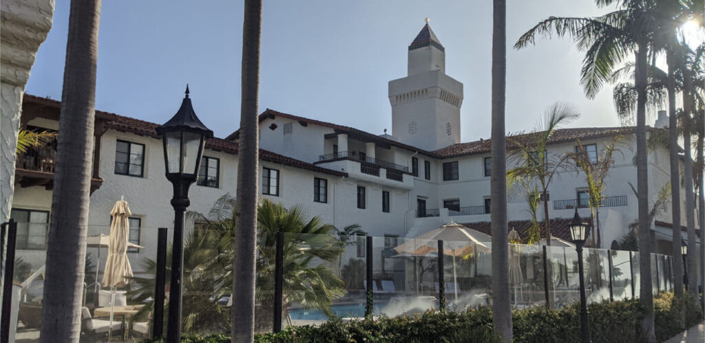 Exterior Hotel Painting - Santa Barbara